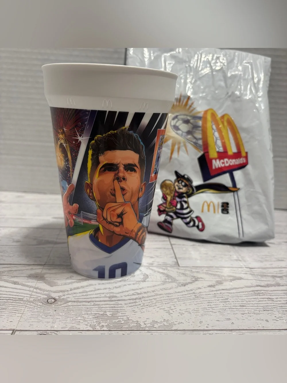 McDonald's FIFA 2026 World Cup Christian Pulisic Soccer Player Collectible Cup